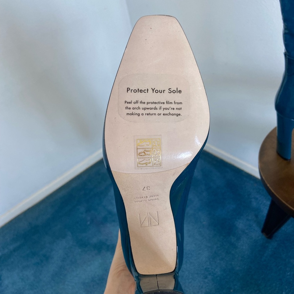 Tamara Mellon Legacy Over The Knee Teal Boots - Picture 11 of 11